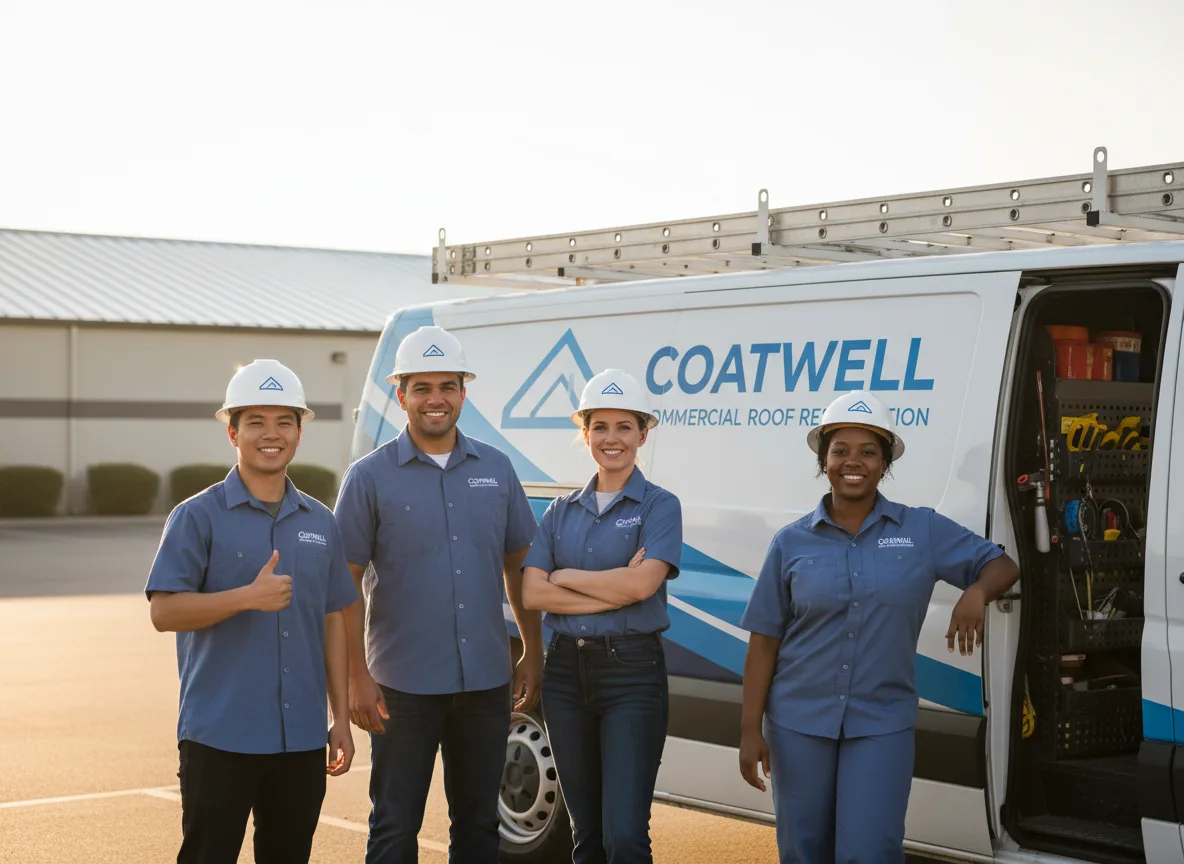 Commercial roof coating company in Leverett, MA